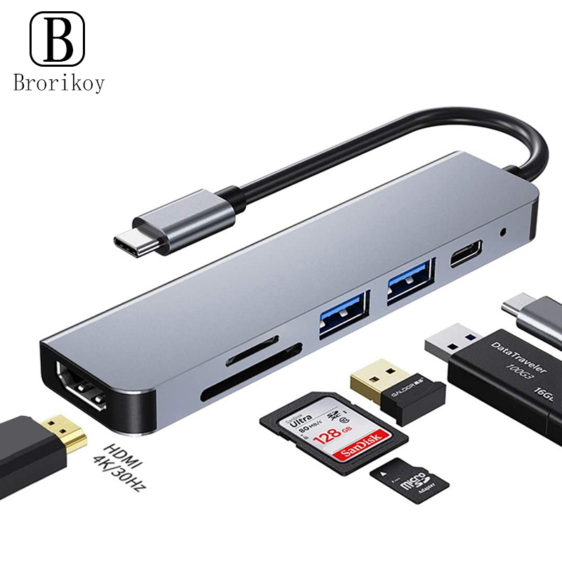 6 In 1 PD Type C Docking Stati - Usb C Docking Hub recension och pris