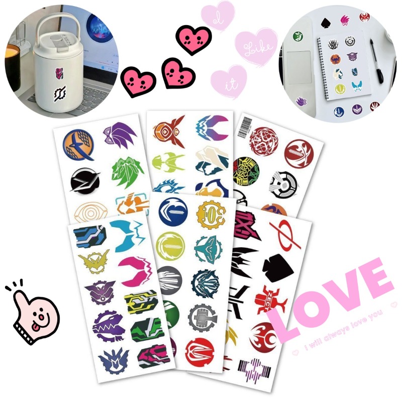 60 Sheets Kamen Rider Logo Sti - Laptop Accessories Wholesale recension och pris