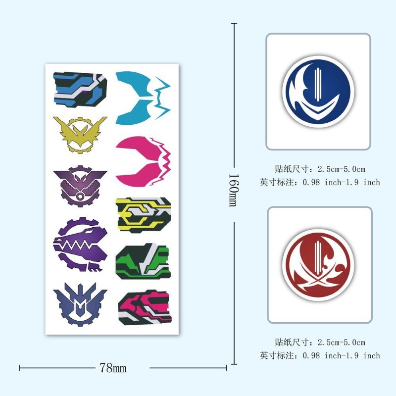 60 Sheets Kamen Rider Logo Sti - Laptop Accessories Wholesale recension och pris