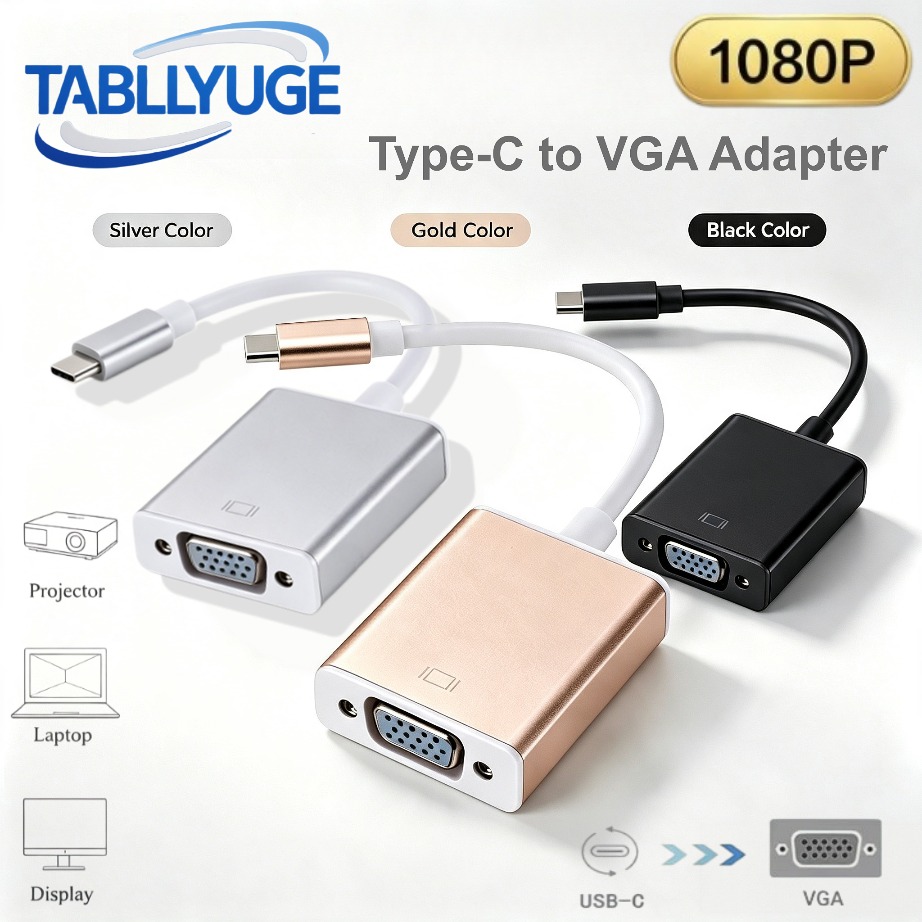 TABLLYUGE USB C to VGA  Adatpe - Monitor Portable Usb recension och pris